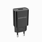 Сетевое зарядное устройство Borofone BA20A Sharp USB (черное)