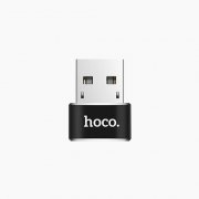 Адаптер (переходник) HOCO UA6 (Type-C - USB-A) черный