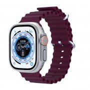 Ремешок ApW26 Ocean Band для Apple Watch 42 mm силикон (бордовый)