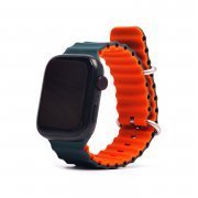 Ремешок ApW26 Ocean Band для Apple Watch 42 mm силикон (темно-оранжевый)