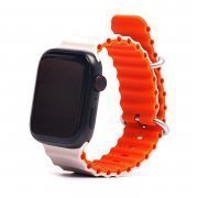 Ремешок ApW26 Ocean Band для Apple Watch 44 mm силикон (светло-оранжевый)