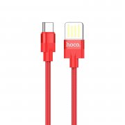 Кабель Hoco U55 Outstanding (USB - Type-C) красный