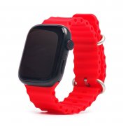 Ремешок - ApW26 Ocean Band Apple Watch 42 mm силикон (красный)