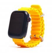 Ремешок - ApW26 Ocean Band Apple Watch 45 mm силикон (желтый)