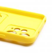 Чехол-накладка - SC304 с картхолдером для Xiaomi Redmi Note 12 4G (желтая) — 2