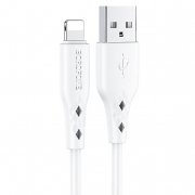 Кабель Borofone BX48 для Apple (USB - Apple lightning) (белый)
