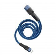 Кабель Hoco U110 для Apple (Type-C - lightning) (синий) — 3