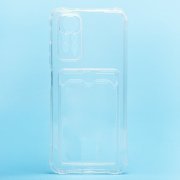 Чехол-накладка - Чехол-накладка - SC276 с картхолдером для Xiaomi Redmi Note 11 4G Global (прозрачная) (224816) — 1