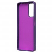 Чехол-накладка - SC335 для Xiaomi Redmi Note 11 4G Global (кот) (фиолетовая) (227243) — 2