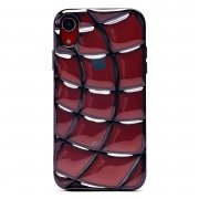 Чехол-накладка - SC340 для Apple iPhone XR (прозрачно-черная) (230437) — 1