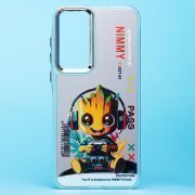 Чехол-накладка - PC092 для Samsung Galaxy A55 (A556E) (груд) (прозрачная) — 1
