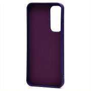 Чехол-накладка - SC335 для Samsung Galaxy A55 (A556E) (кот) (фиолетовая) (232911) — 2