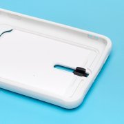 Чехол-накладка с картхолдером для Samsung Galaxy S21 FE (G990B) (белая) — 3