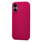 Чехол-накладка Silicone SafeMag с анимацией для Apple iPhone 16 (лунно-красная) — 3