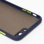 Чехол-накладка для Apple iPhone 7 Plus (черно-фиолетовая) — 2