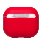 Чехол Soft touch для кейса Apple AirPods 3 (красный) — 3