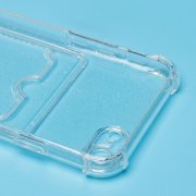 Чехол-накладка с картхолдером для Apple iPhone SE 2020 (белая) — 2