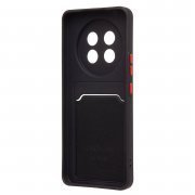 Чехол-накладка с картхолдером для Realme 13 Pro 5G Global (черная) — 2