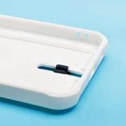 Чехол-накладка с картхолдером для Samsung Galaxy A55 (A556E) (белая) — 2