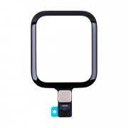 Стекло с тачскрином для Apple Watch 4 40 mm в сборе с OCA пленкой (черное) — 2