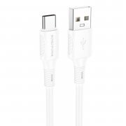 Кабель Borofone BX80 (USB - Type C) 100см (белый) — 1