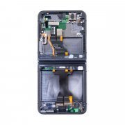 Превью Дисплейный модуль с тачскрином внутренний для Samsung Galaxy Z Flip5 (F731B) (черный) &mdash; 1