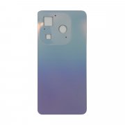 Задняя крышка для Tecno Spark 20 (белая) премиум — 2