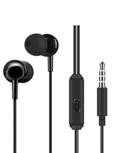 Проводная стереогарнитура HOCO M14 (3.5 мм) (черная) &mdash; 1