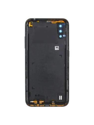 Задняя крышка для Samsung Galaxy A01 (A015F) (черная) &mdash; 2