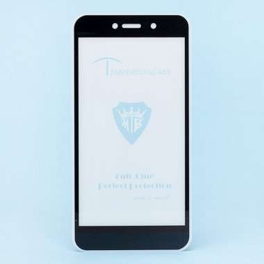 Защитное стекло для Huawei Y5p (полное покрытие) (черное) — 1