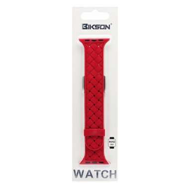 Ремешок для Apple Watch 42 mm плетеный (красный) — 2