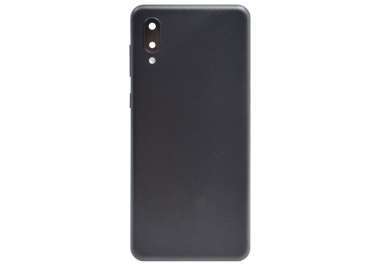 Задняя крышка для Samsung Galaxy A02 (A022G) (черная) &mdash; 1
