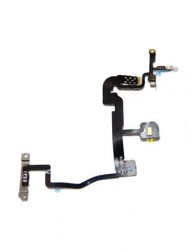 Шлейф для Apple iPhone 11 Pro Max на кнопку включения/микрофон &mdash; 1