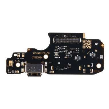 Шлейф для Xiaomi Poco X4 Pro 5G плата на разъем зарядки/разъем SIM/микрофон