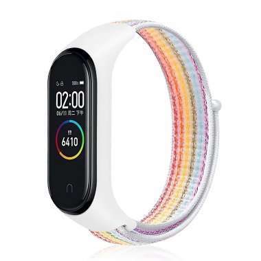 Ремешок WB09 для Xiaomi Mi Band 6 спортивный на липучке (рисунок) — 1