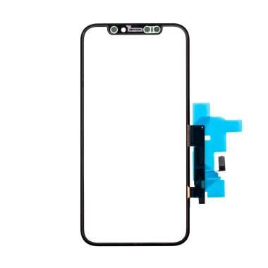 Стекло в сборе с тачскрином и OCA пленкой для Apple iPhone 12 (черное) — 2