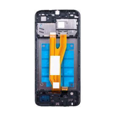 Дисплейный модуль с тачскрином для Samsung Galaxy A03 Core (A032F) (черный) (AA) &mdash; 3