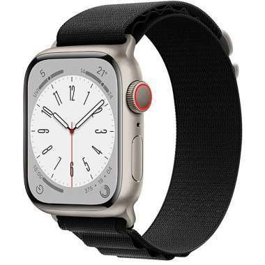 Ремешок ApW27 Alpine Loop для Apple Watch 42 mm текстиль (черный) — 5