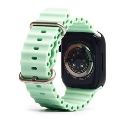 Ремешок - ApW26 Ocean Band Apple Watch 40 mm Watch 38/40/41мм силикон (светло-голубый) — 4