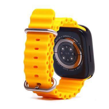 Ремешок - ApW26 Ocean Band Apple Watch 45 mm силикон (желтый) — 4
