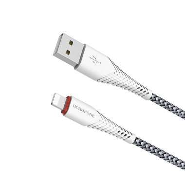 Кабель Borofone BX25 Powerful для Apple (USB - Lightning) белый — 5