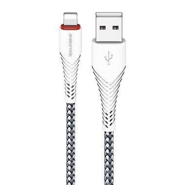 Кабель Borofone BX25 Powerful для Apple (USB - Lightning) белый — 1