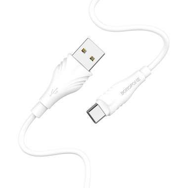 Кабель Borofone BX18 (USB - Type-C) белый (1 метр) — 6