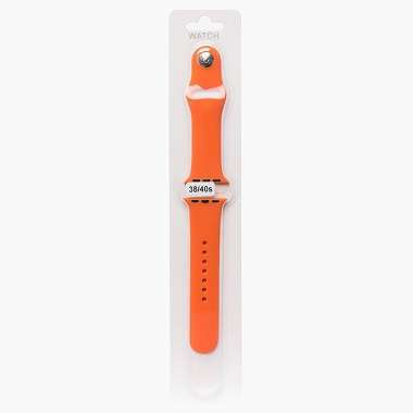 Ремешок - ApW для Apple Watch 41 mm Watch Sport Band (S) (оранжевый) — 1