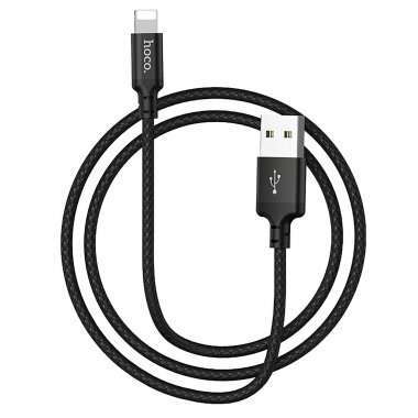 Кабель Hoco X14 (USB - lightning) 200см (черный) — 5