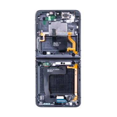 Дисплейный модуль внутренний с тачскрином для Samsung Galaxy Z Flip4 (F721B) (черный) &mdash; 2