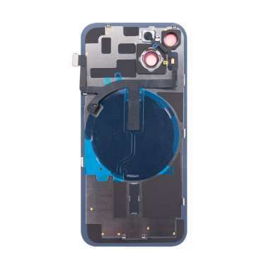 Задняя крышка для Apple iPhone 14 в сборе со стеклом камеры (белая) Премиум Задняя крышка для Apple iPhone 14 в сборе со стеклом камеры (белая) Премиум