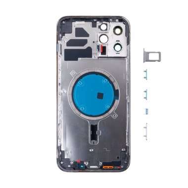 Корпус для Apple iPhone 12 Pro Max (серый) премиум &mdash; 1
