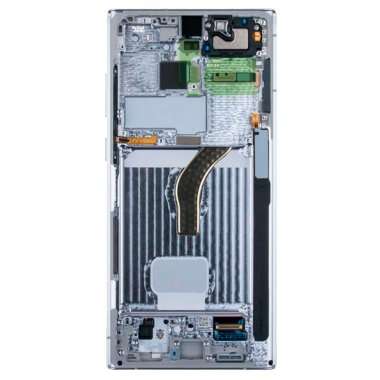 Дисплейный модуль с тачскрином для Samsung Galaxy S22 Ultra (S9080) (белый) (OLED) — 2