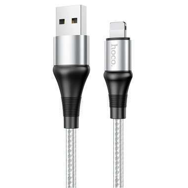 Кабель Hoco X50 (USB - lightning) 100см (серый) — 1